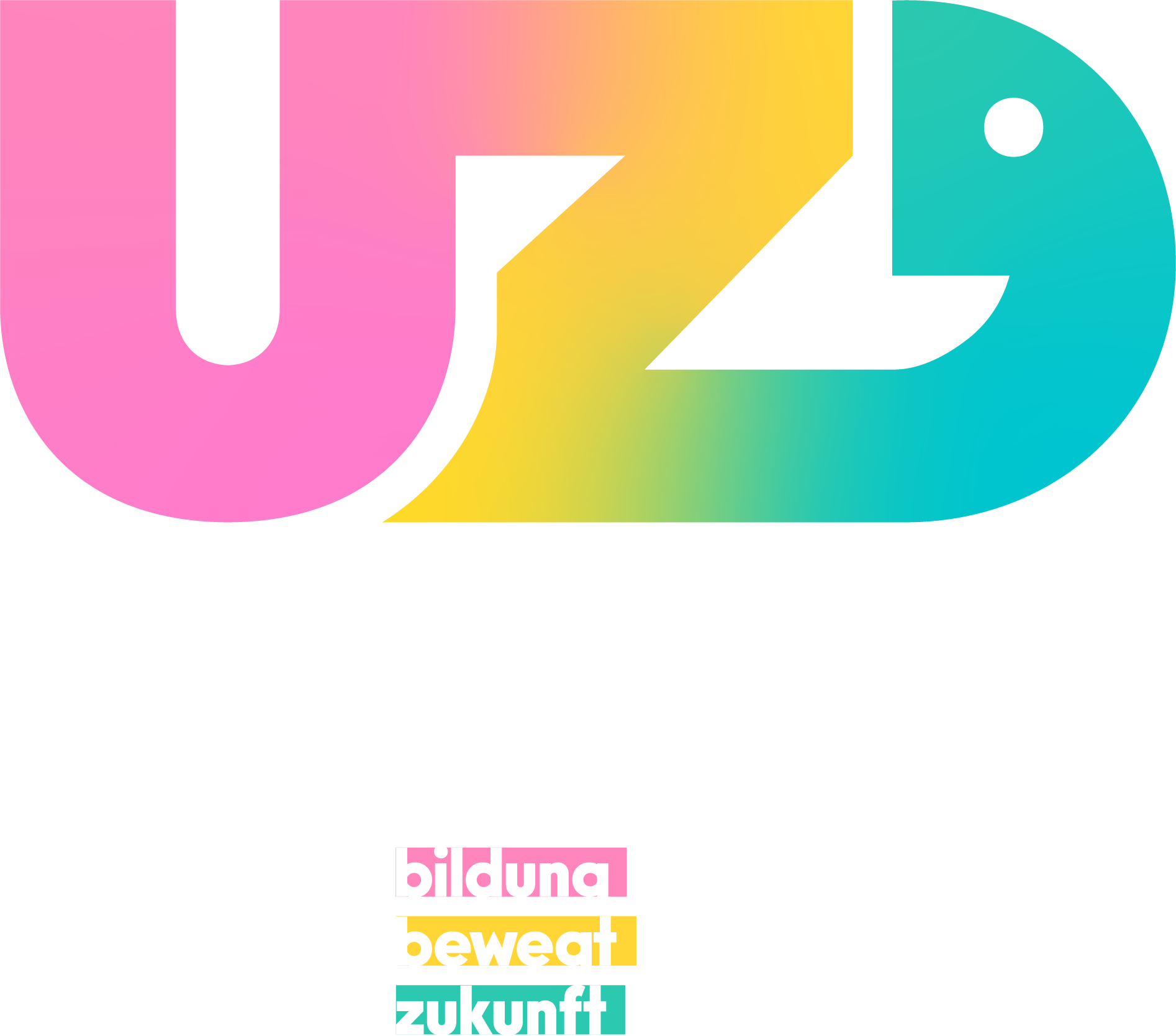 Logo mit Claim "bildung bewegt zukunft" - uzinzo Logo mit Claim "bildung bewegt zukunft" - uzinzo